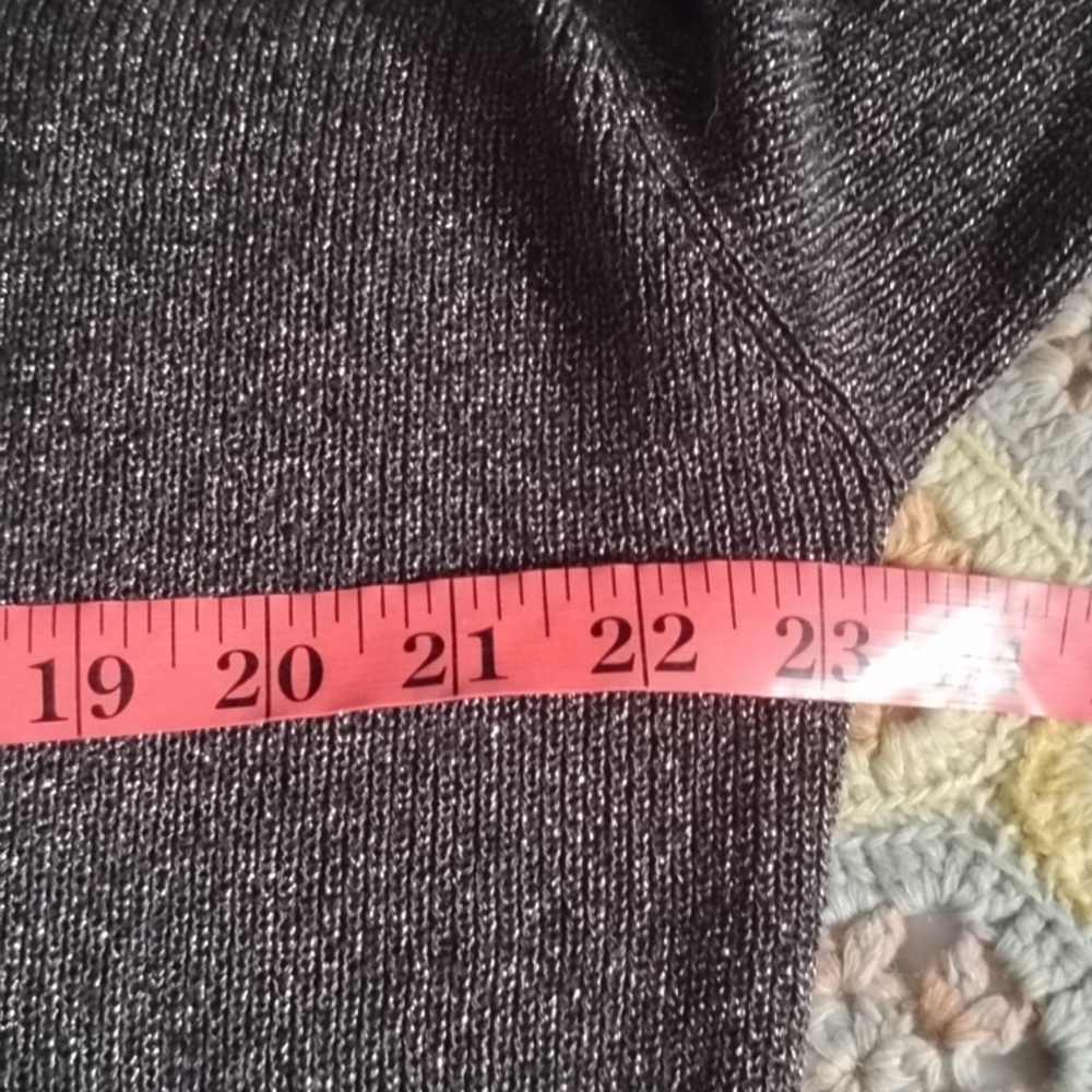 Wilfred Black + Gold Silk Cashmere Knit Sweater M - Picture 6 of 7